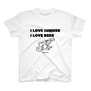 I LOVE SUMMER, I LOVE BEER Tシャツ