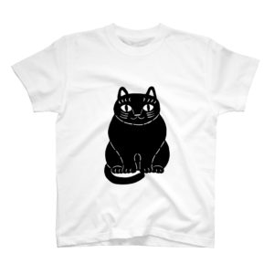 黒猫さん Tシャツ