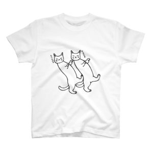 踊る猫たち Tシャツ