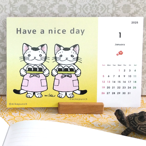 おにぎり猫カレンダー2025
