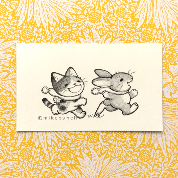 猫の鉛筆画 2024.12.01
