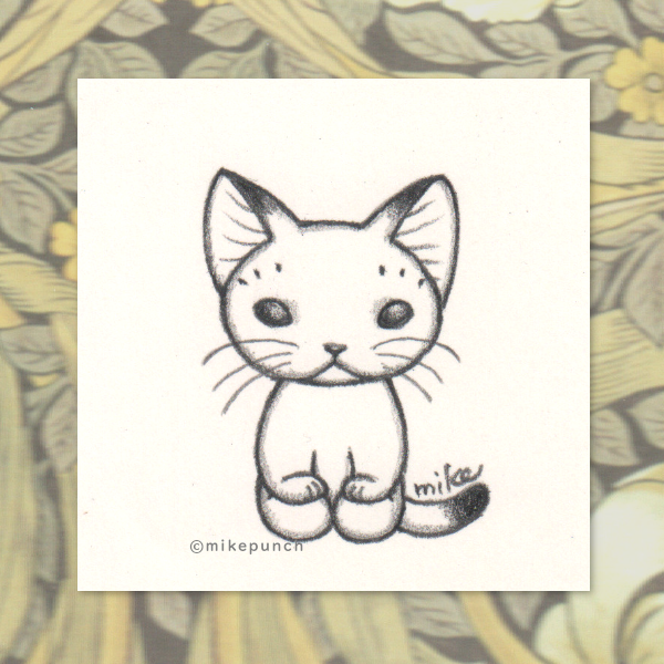 猫の鉛筆画 2025.01.13