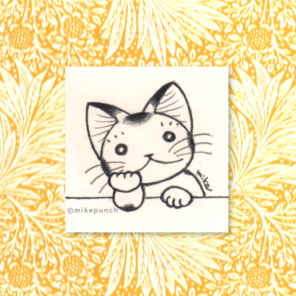 猫の鉛筆画 2025.03.07